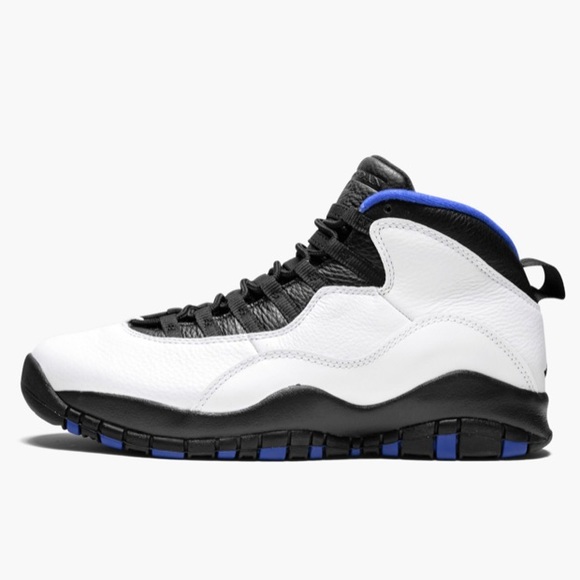 Air Jordan Retro 10 Orlando White, Blue & Black - Picture 2 of 10
